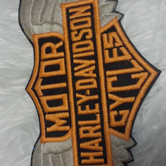 Vtg Harley-Davidson Iconic Wing Logo Patch - Picture 4 of 9